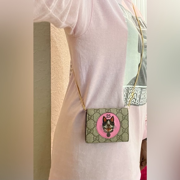 PRICE DROP!!
$300
(was $395)
Gucci 25th GG Supreme Bosco Wallet. - Picture 16 of 16